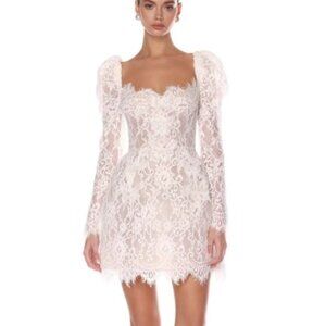 Bronx and Banco Colette Lace Long Sleeve Mini Dress